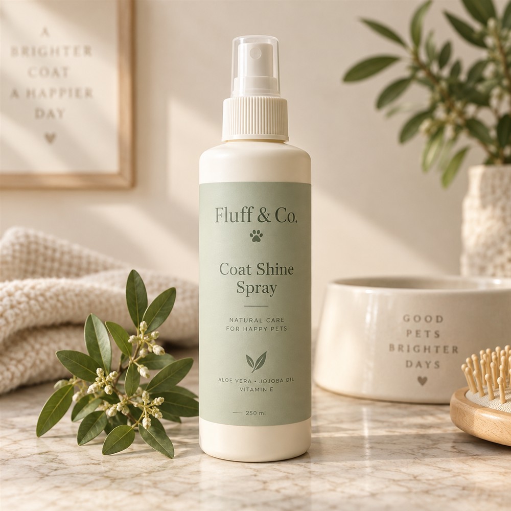 Coat Shine Spray demo product photograph